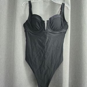 Shade & Shore Black Women's One Piece Swimsuit